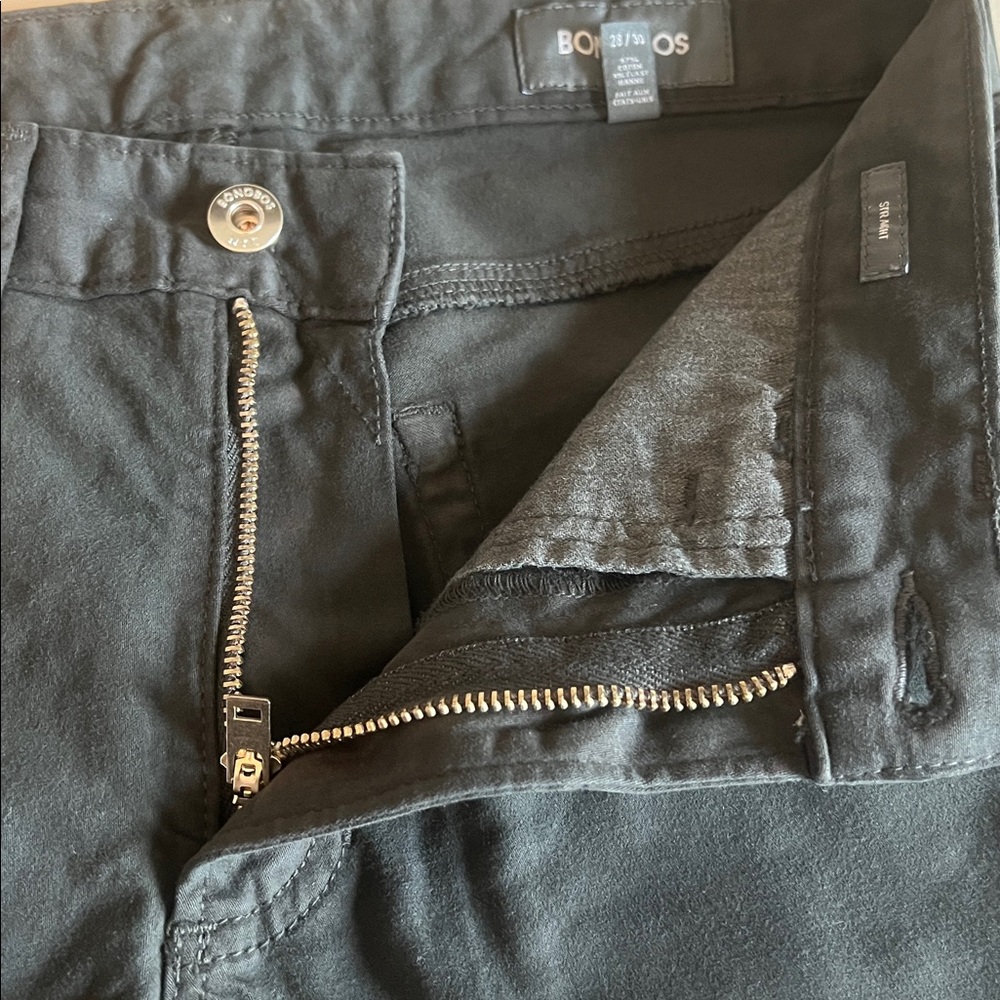 Bonobos Straight Leg Dark Gray Pant Size 28 - Picture 4 of 7